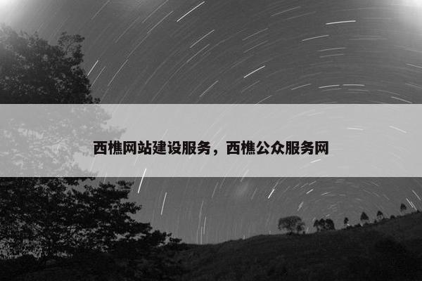 西樵网站建设服务，西樵公众服务网