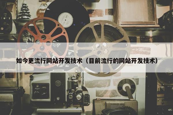 如今更流行网站开发技术（目前流行的网站开发技术）