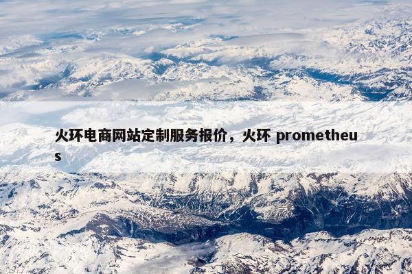 火环电商网站定制服务报价，火环 prometheus