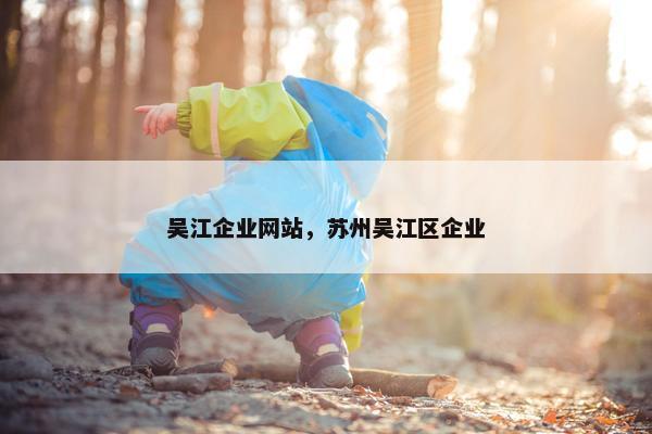 吴江企业网站，苏州吴江区企业
