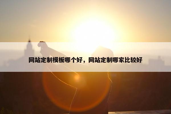 网站定制模板哪个好，网站定制哪家比较好