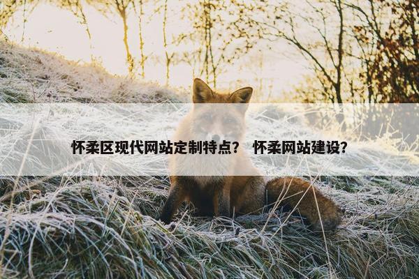 怀柔区现代网站定制特点？ 怀柔网站建设？
