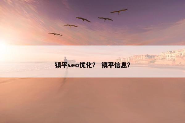 镇平seo优化？ 镇平信息？