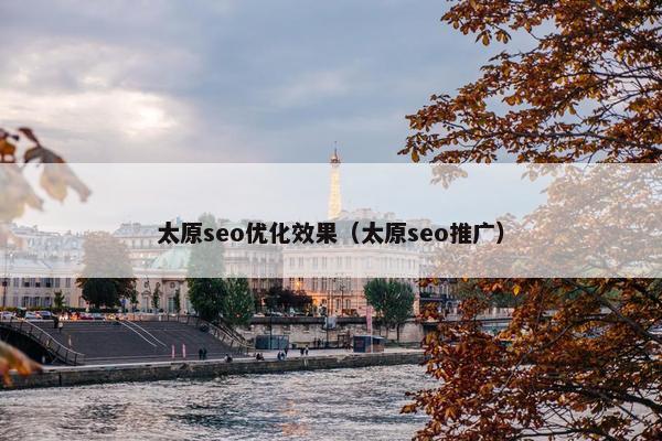 太原seo优化效果（太原seo推广）
