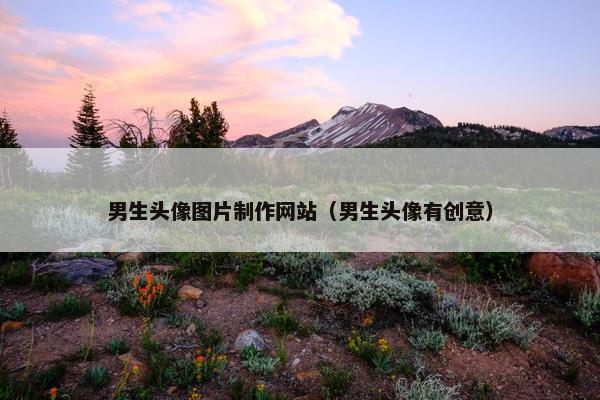 男生头像图片制作网站（男生头像有创意）