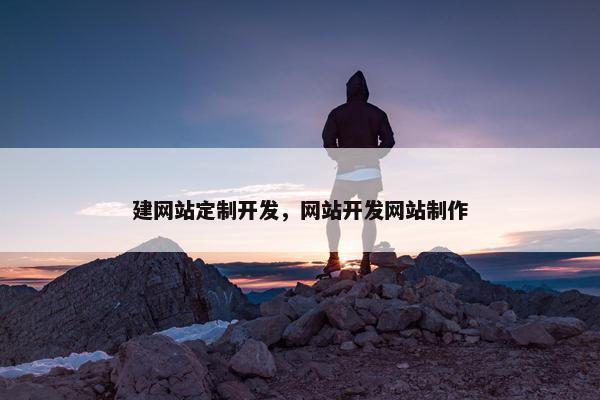 建网站定制开发，网站开发网站制作