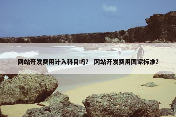 网站开发费用计入科目吗？ 网站开发费用国家标准？