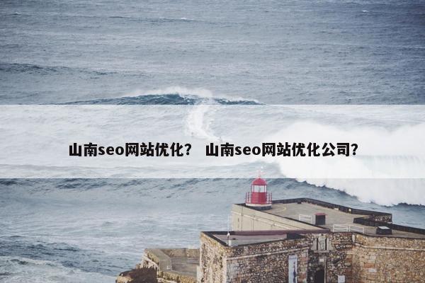 山南seo网站优化？ 山南seo网站优化公司？
