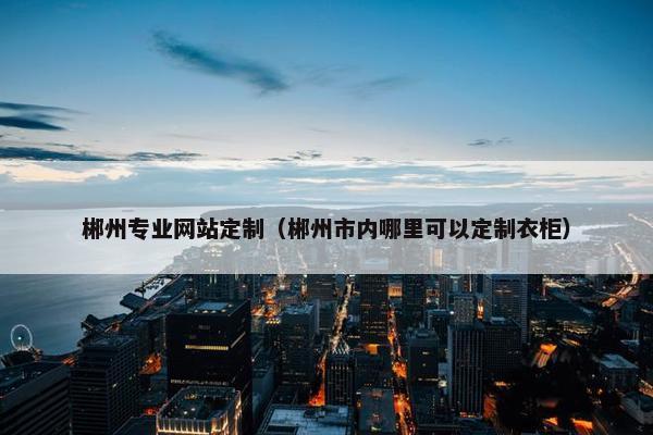 郴州专业网站定制（郴州市内哪里可以定制衣柜）