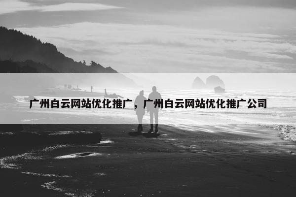 广州白云网站优化推广，广州白云网站优化推广公司