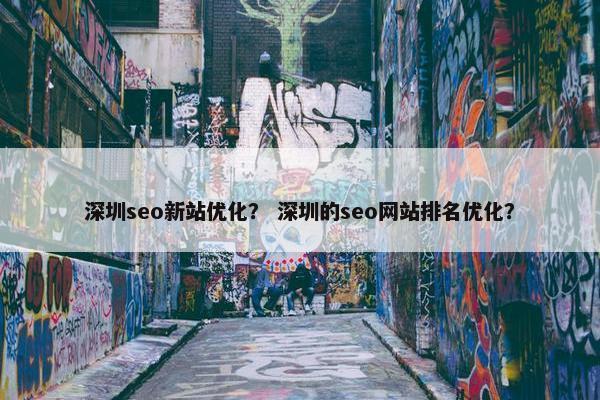 深圳seo新站优化？ 深圳的seo网站排名优化？