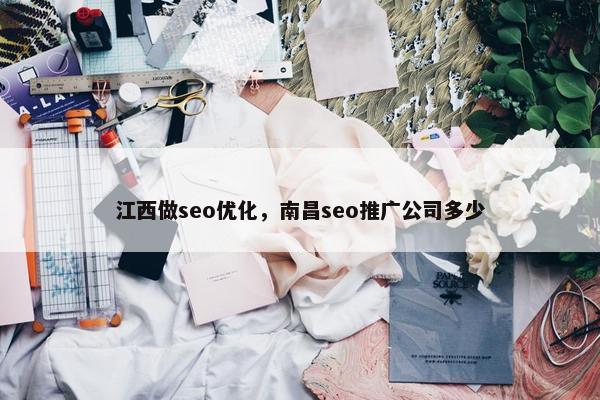 江西做seo优化，南昌seo推广公司多少