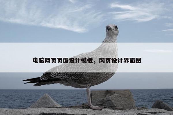 电脑网页页面设计模板，网页设计界面图
