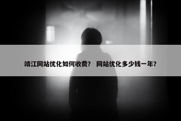 靖江网站优化如何收费？ 网站优化多少钱一年？