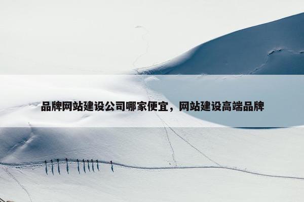 品牌网站建设公司哪家便宜，网站建设高端品牌