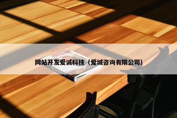 网站开发爱诚科技（爱城咨询有限公司）