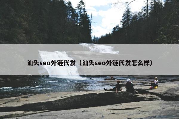 汕头seo外链代发（汕头seo外链代发怎么样）