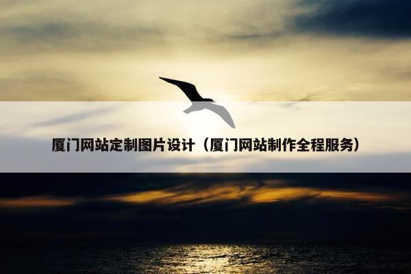 厦门网站定制图片设计（厦门网站制作全程服务）