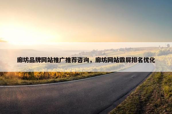 廊坊品牌网站推广推荐咨询，廊坊网站霸屏排名优化