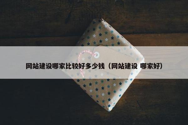网站建设哪家比较好多少钱（网站建设 哪家好）