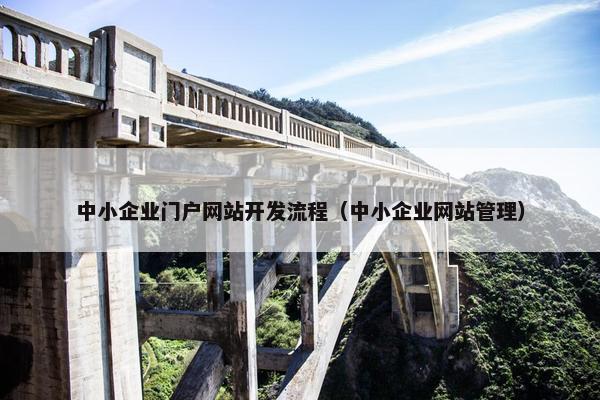 中小企业门户网站开发流程（中小企业网站管理）
