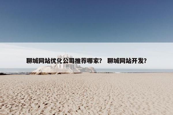 聊城网站优化公司推荐哪家？ 聊城网站开发？
