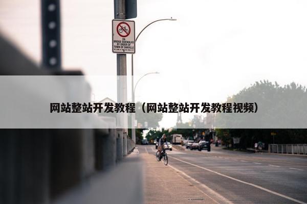 网站整站开发教程（网站整站开发教程视频）