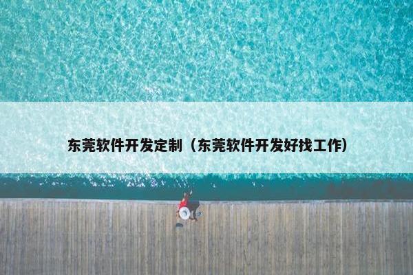 东莞软件开发定制（东莞软件开发好找工作）