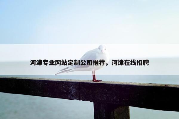 河津专业网站定制公司推荐，河津在线招聘