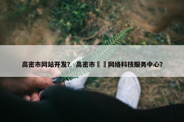 高密市网站开发？ 高密市朏朏网络科技服务中心？