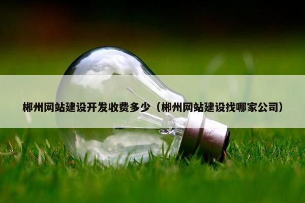 郴州网站建设开发收费多少（郴州网站建设找哪家公司）