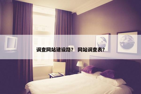 调查网站建设路？ 网站调查表？