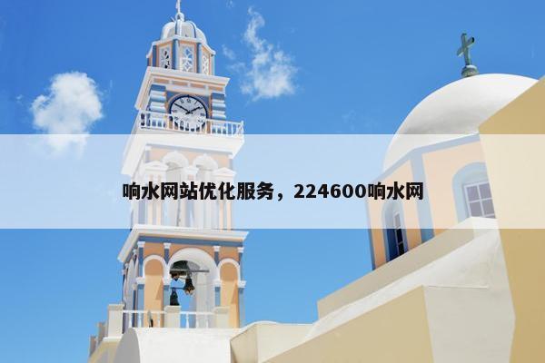 响水网站优化服务，224600响水网