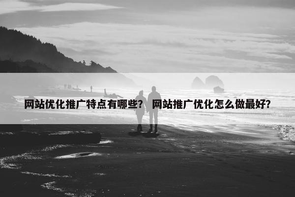 网站优化推广特点有哪些？ 网站推广优化怎么做最好？