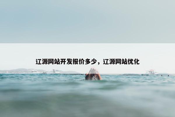 辽源网站开发报价多少，辽源网站优化