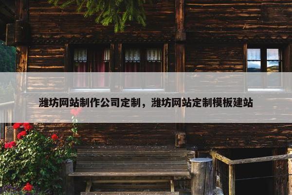 潍坊网站制作公司定制，潍坊网站定制模板建站