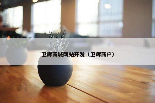 卫辉商城网站开发（卫辉商户）