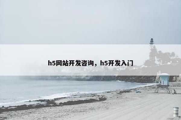 h5网站开发咨询，h5开发入门
