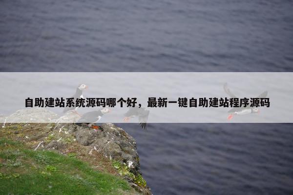 自助建站系统源码哪个好，最新一键自助建站程序源码