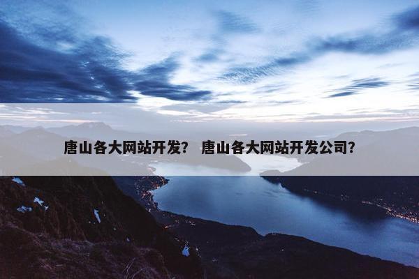 唐山各大网站开发？ 唐山各大网站开发公司？