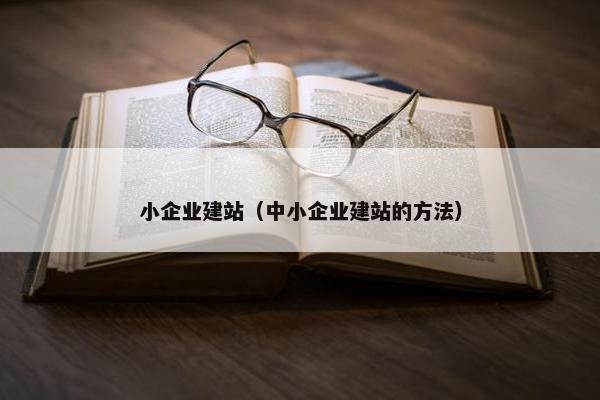 小企业建站（中小企业建站的方法）