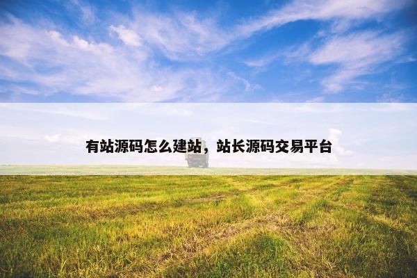 有站源码怎么建站，站长源码交易平台