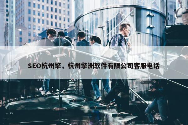 SEO杭州擎，杭州擎洲软件有限公司客服电话