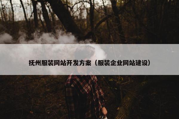 抚州服装网站开发方案（服装企业网站建设）
