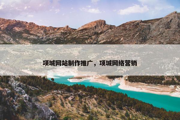 项城网站制作推广，项城网络营销