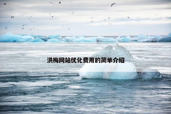 洪梅网站优化费用的简单介绍