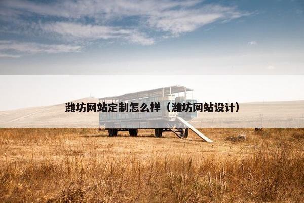 潍坊网站定制怎么样（潍坊网站设计）