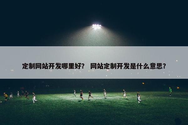 定制网站开发哪里好？ 网站定制开发是什么意思？