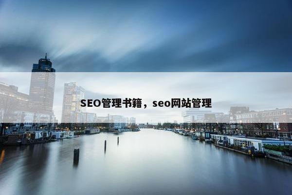 SEO管理书籍，seo网站管理
