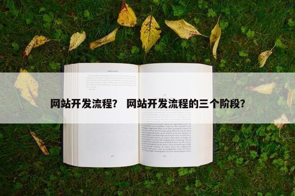 网站开发流程？ 网站开发流程的三个阶段？